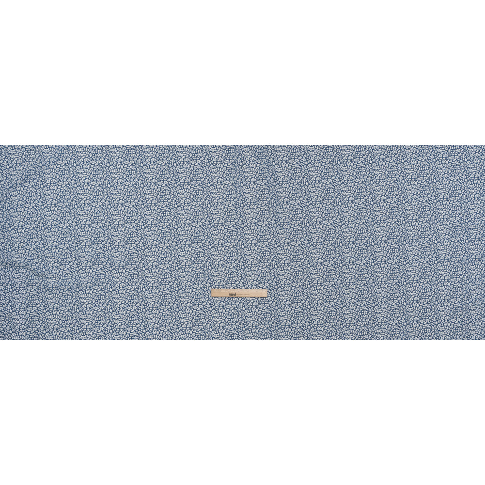 Liberty Fabrics Tana Lawn® - Feather Meadow Blue - Classic Blue and White Flowers and Leaves - Full - Image 5 of 6