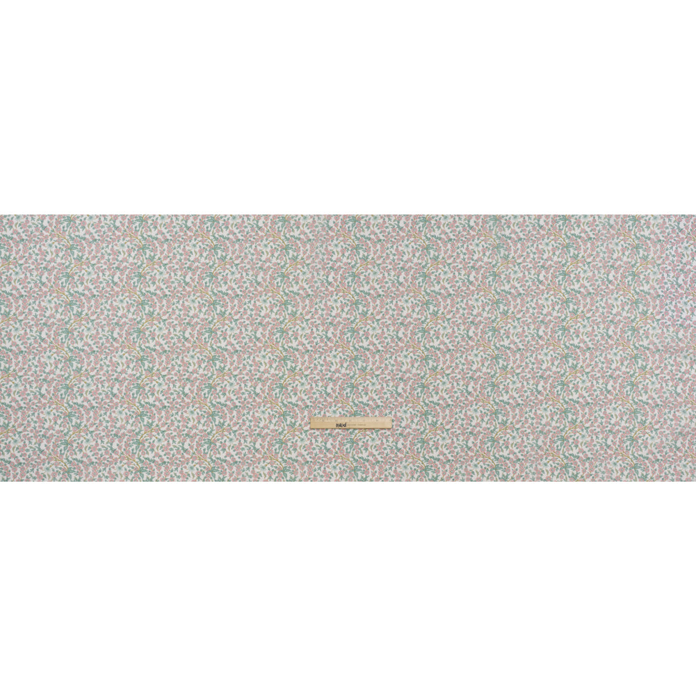 Liberty Fabrics Tana Lawn® - Empress Pink Light - Baby Pink and Mint Green Trailing Cherry Blossoms - Full - Image 5 of 6