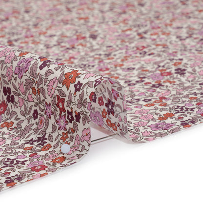 Liberty Fabrics Tana Lawn® - Ava Pink - Pink, Red and Burgundy Florals Full
