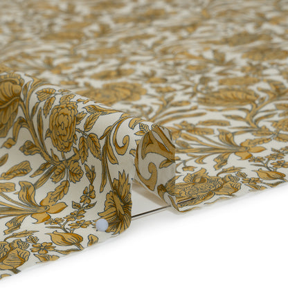 Liberty Fabrics Tana Lawn® - Sambourne Yellow - Golden Yellow and White Fancy Roses
