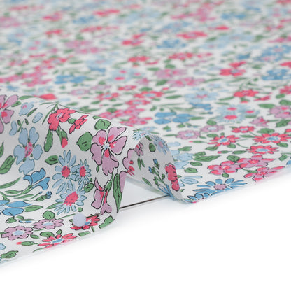 Liberty Fabrics Tana Lawn® - Annabella Blue - Baby Blue, Pink and Green Floral