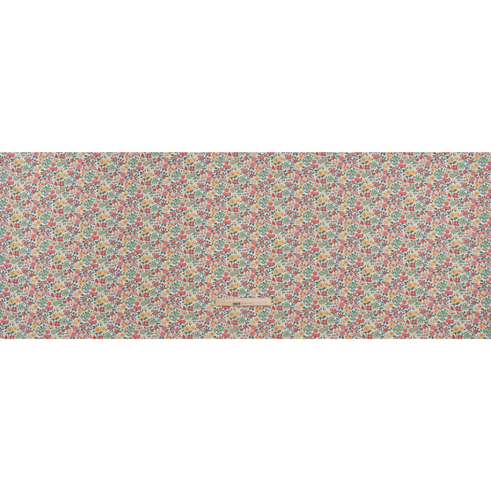 Liberty Fabrics Tana Lawn® - Annabella Multi Pastel - Red, Yellow and Blue Green Floral - Full