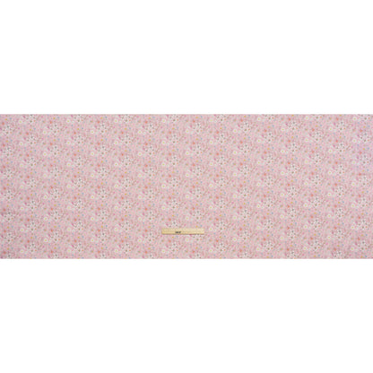 Liberty Fabrics Tana Lawn® - June's Meadow Pink - Baby Pink, White and Rainbow Illustrated Flowers Full