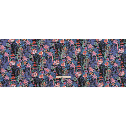 Liberty Fabrics Tana Lawn® - Tresco Purple - Blue Violet, Pink and Red Painted Floral