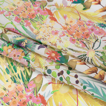 Liberty Fabrics Tana Lawn® - Tresco Multi Pastel - Yellow, Light Green and Baby Pink Painted Floral