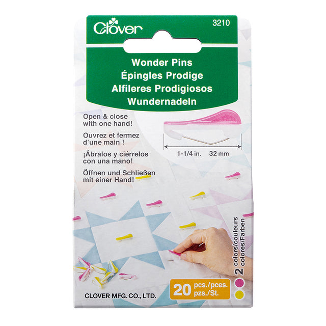 Clover Wonder Pins - 1.25" - 20 pc