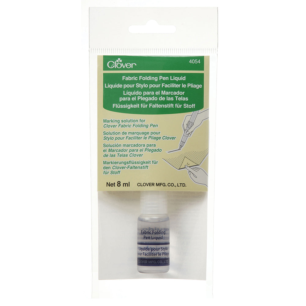 Clover Fabric Folding Pen Liquid Refill - 8ml - Folded