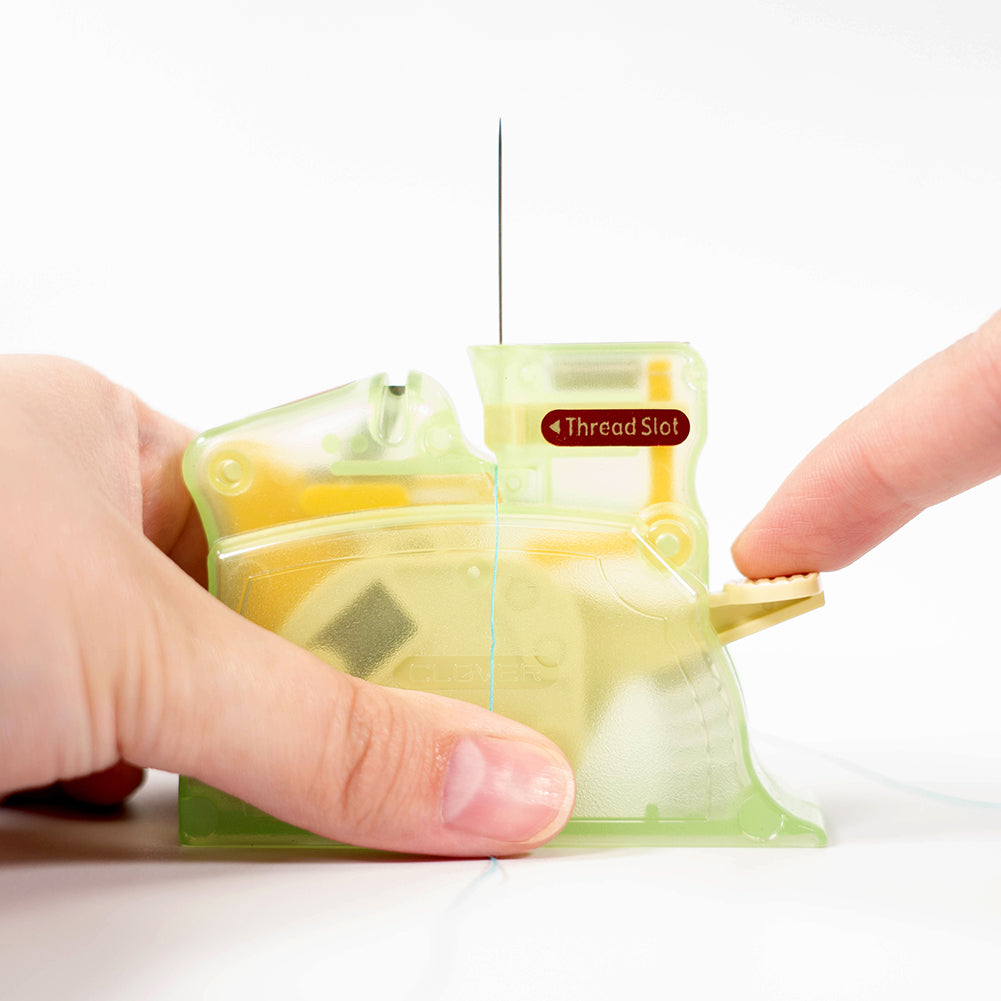 Clover Desk Needle Threader - Green - Full