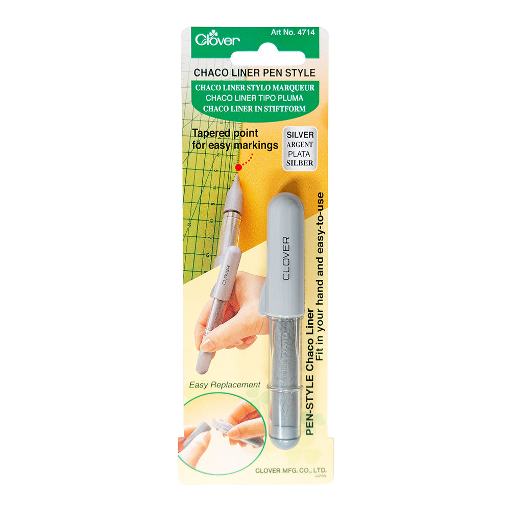 Clover Pen Style Chaco Liner - Silver Folded