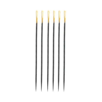 Clover Black Gold Quilting Between Needles - Size 12 - 6 ct