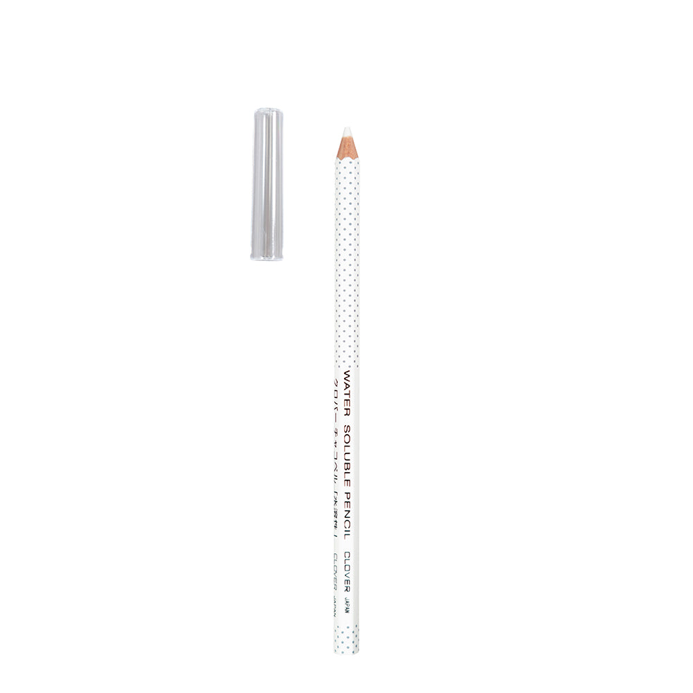 Clover Water Soluble Fabric Pencil - White - Detail