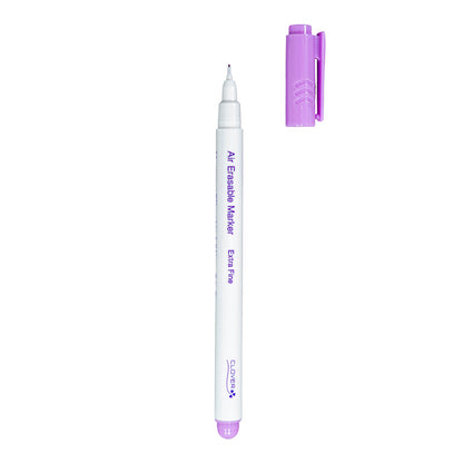 Clover Air Erasable Fabric Marker - Purple, Extra Fine Folded