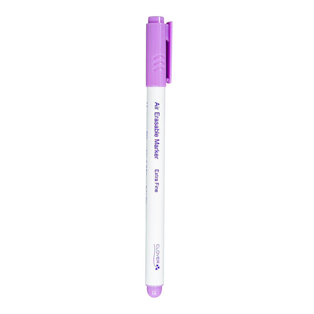 Clover Air Erasable Fabric Marker - Purple, Extra Fine Detail