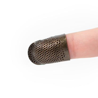 Clover Open Sided Metal Thimble - Small