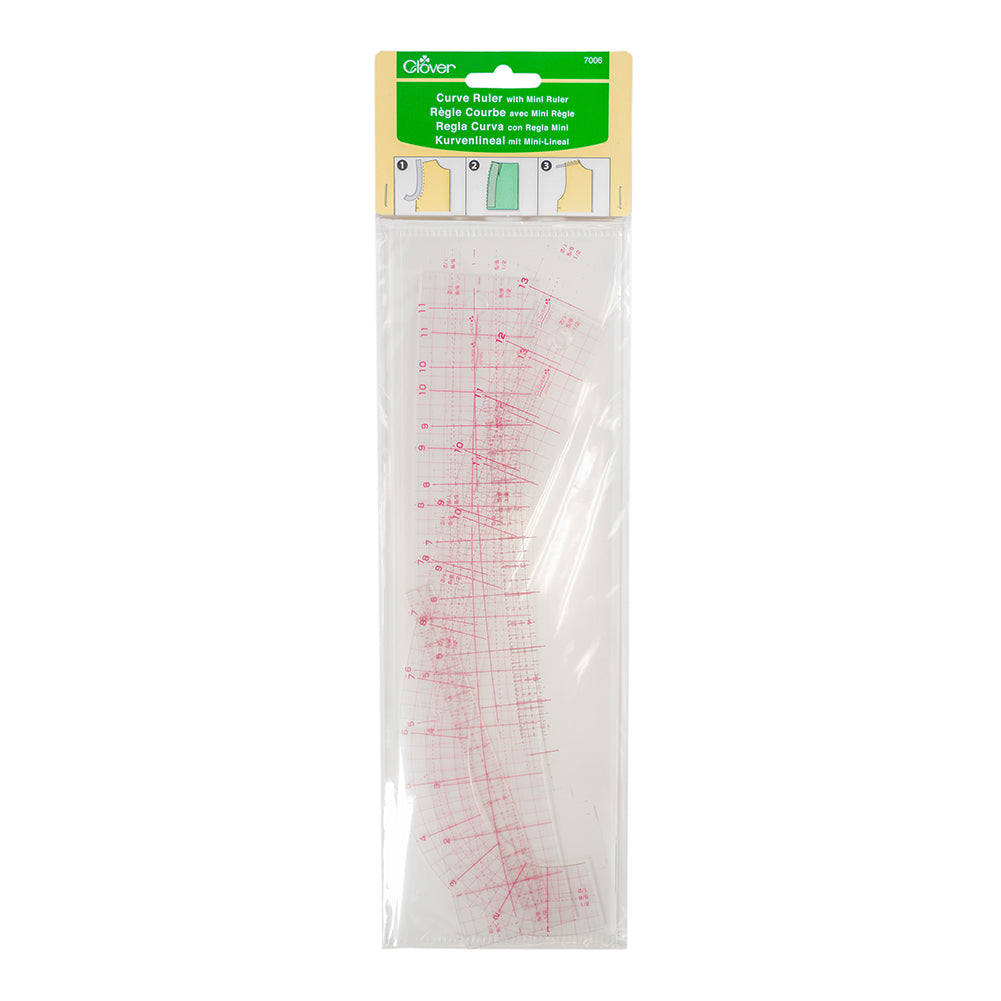 Clover Curve Rulers Set with Mini Ruler - 3 pc Folded