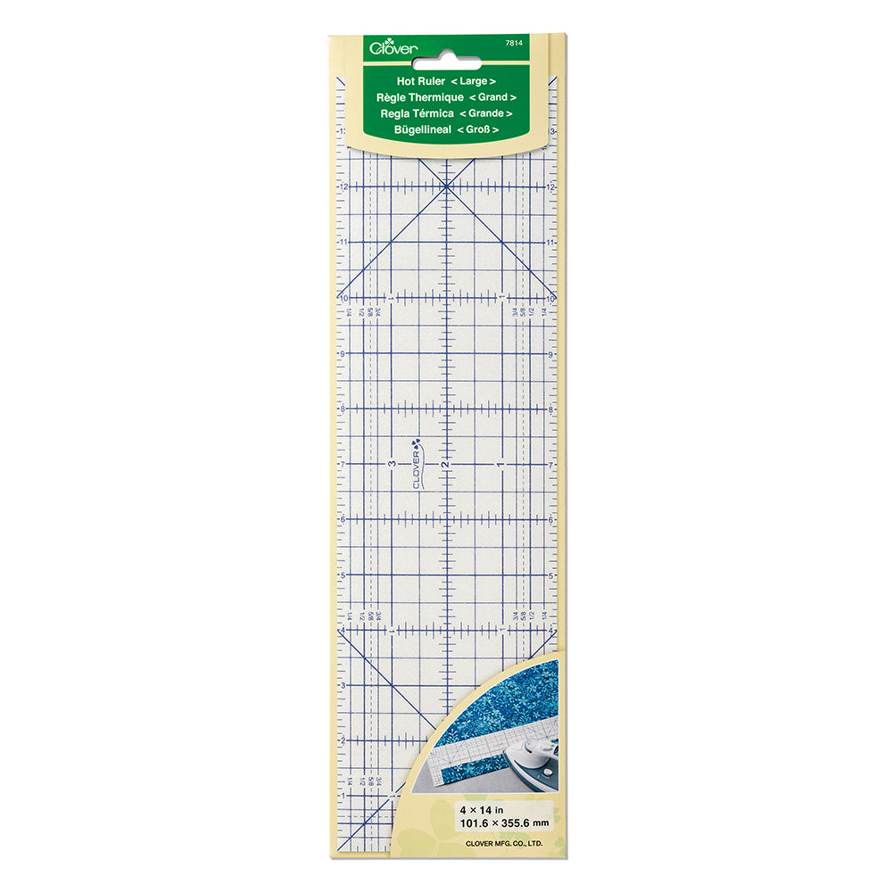 Clover Hot Ruler Large - 4" x 14" Folded