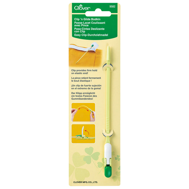 Clover Clip 'n' Glide Bodkin - Elastic Threader