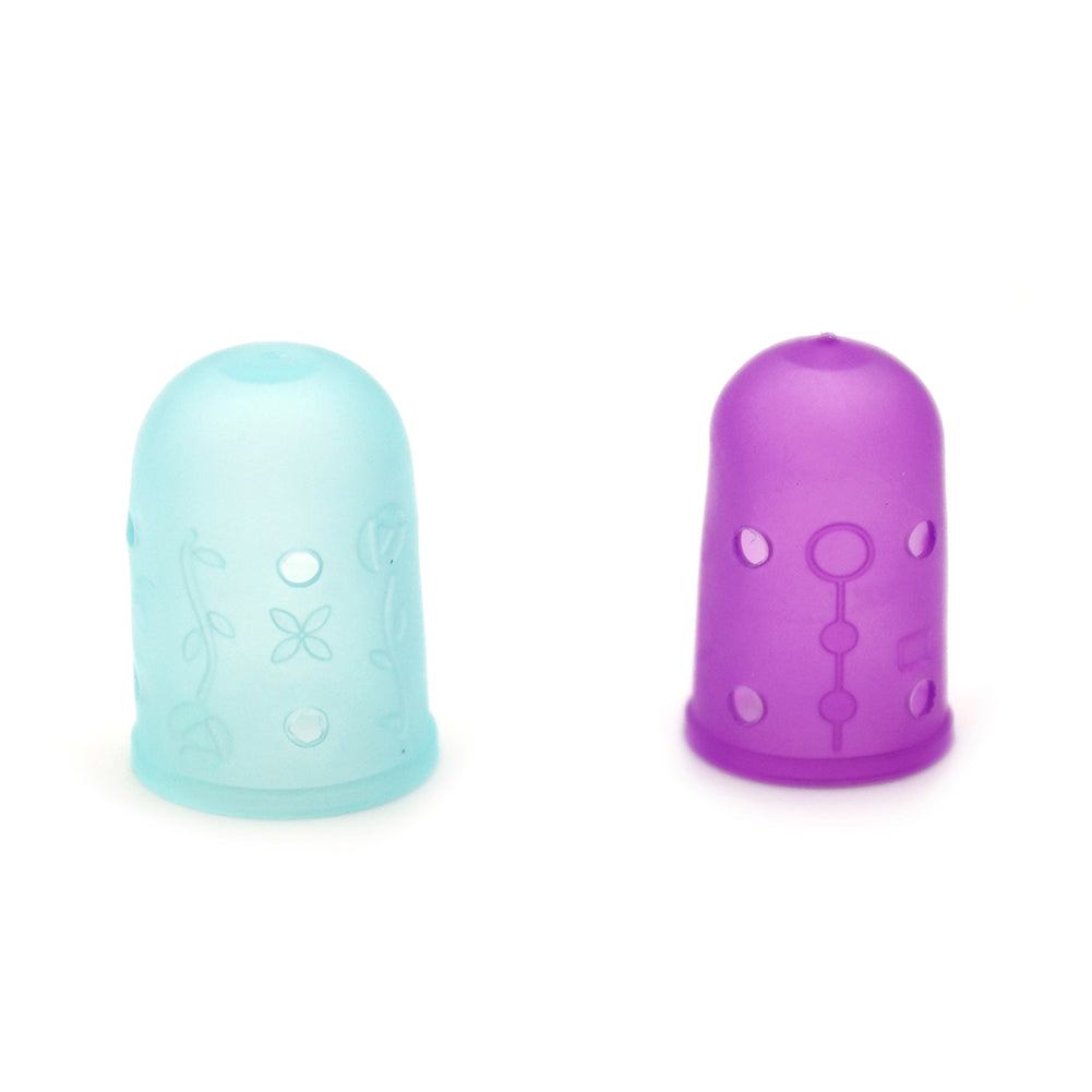 Clover I Sew for Fun Flexible Rubber Thimble Set Folded