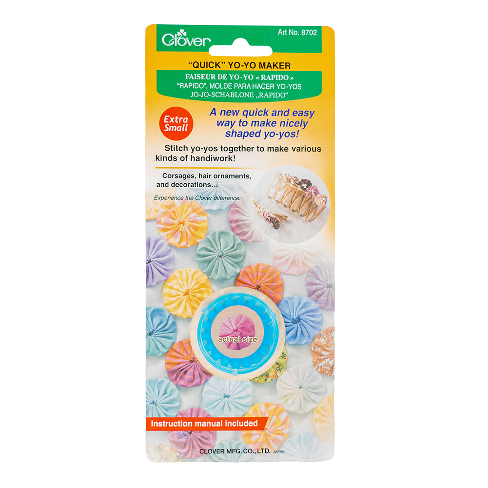 Clover Quick Yo-Yo Maker - Extra Small 0.75"/19mm Folded