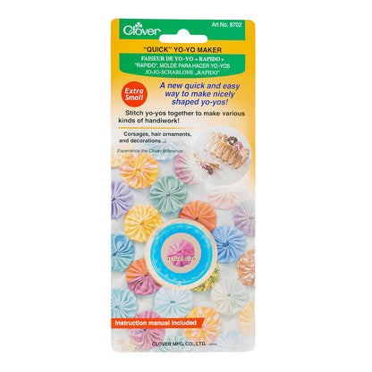 Clover Quick Yo-Yo Maker - Extra Small 0.75"/19mm Folded
