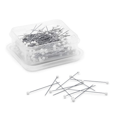 Dritz Extra-Fine Glass Head Pins - 1.375" White - 250 ct Folded