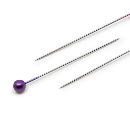 Dritz Long Pearlized Pins - 1.5" Assorted Colors - 40 ct Detail