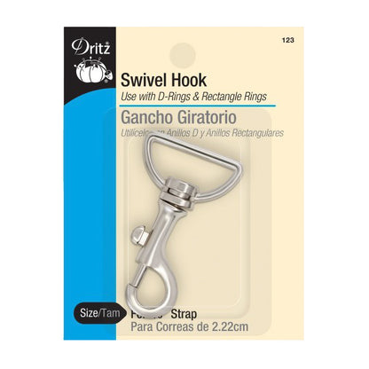 Dritz Swivel Hook for 7/8" Straps - Nickel