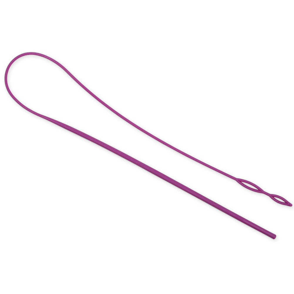 Dritz Drawstring Threader - Purple Folded