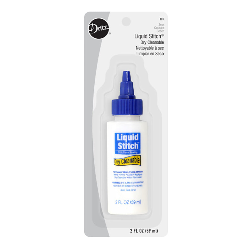 Dritz Liquid Stitch® Dry Cleanable Sewing Adhesive - 2 FL OZ