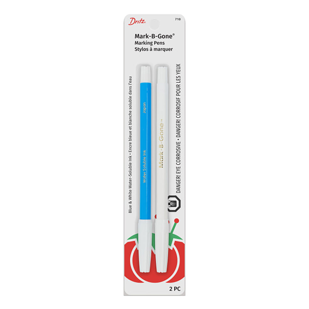 Dritz Mark-B-Gone Marking Pens - Assorted - 2pc