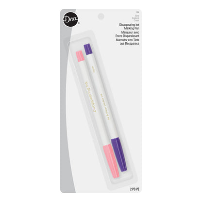 Dritz Disappearing Ink Marking Pens - Assorted - 2pc