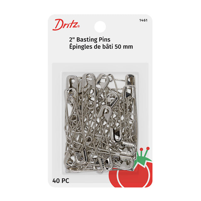 Dritz Quilter's Safety Pins - 2" Nickel - 40ct