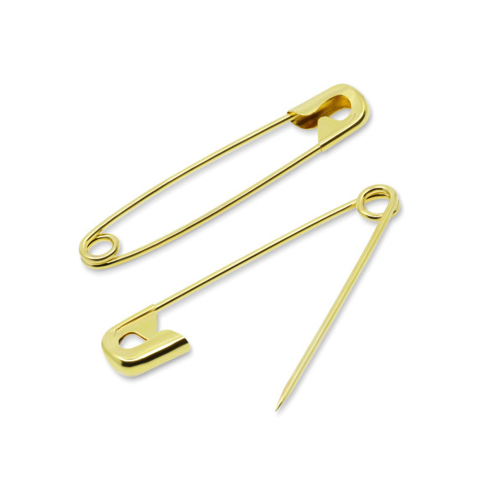 Dritz Quilter's Brass Basting Safety Pins - 2" Gilt - 20pc Folded