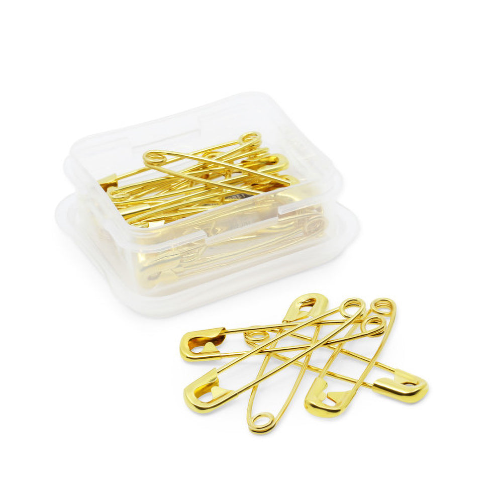 Dritz Quilter's Brass Basting Safety Pins - 2" Gilt - 20pc - Full