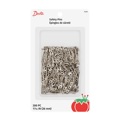 Dritz Safety Pins - 1.0625" Nickel - 200ct