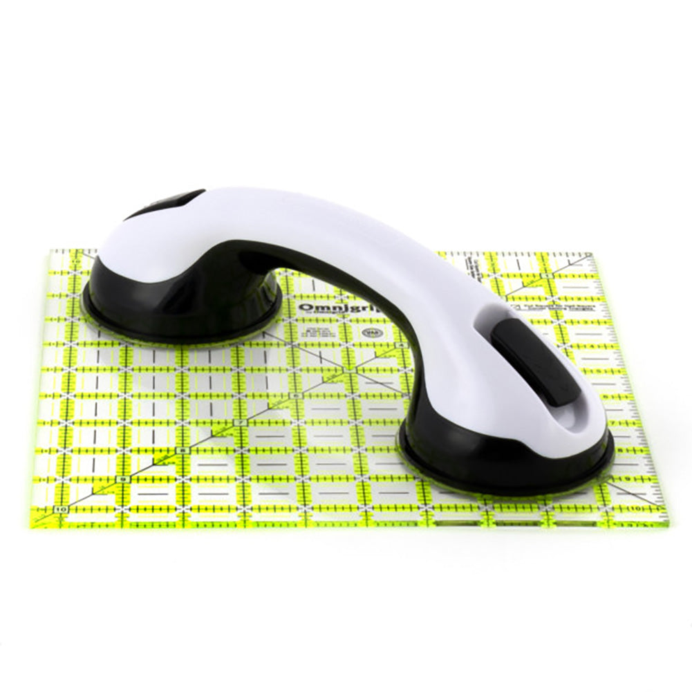 Omnigrid Ruler Grip with Double Suction Cup - White - Full