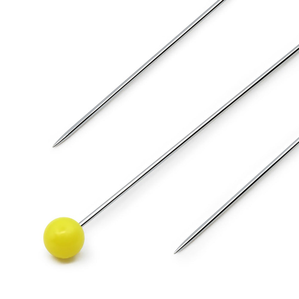 Dritz Quilter's Pins - 1.75" Yellow - 175 PC - Detail