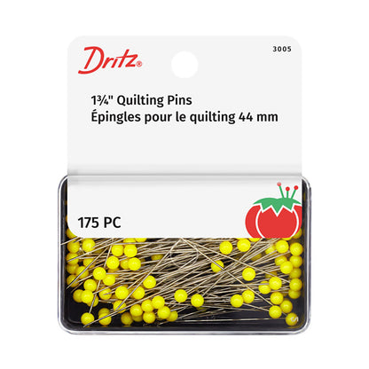 Dritz Quilter's Pins - 1.75" Yellow - 175 PC