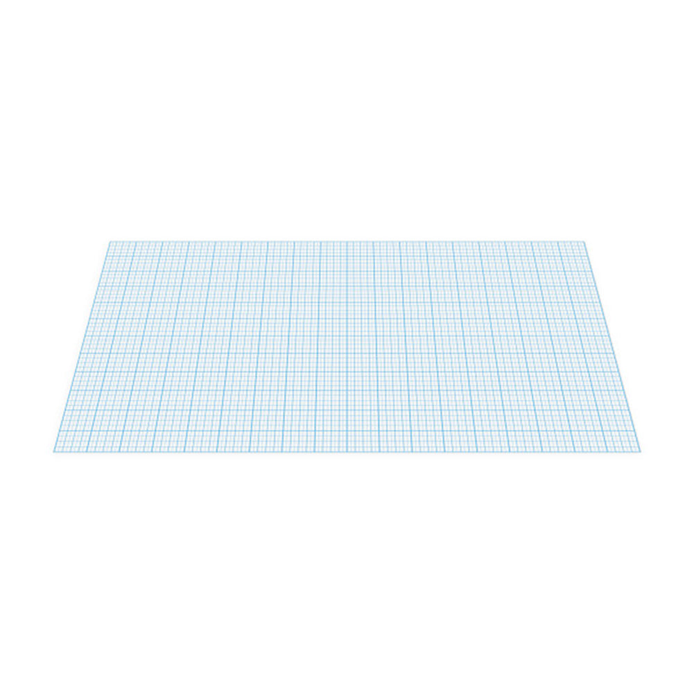 Dritz Gridded Template Plastic - Semi-Opaque - 12"x 18" Drape