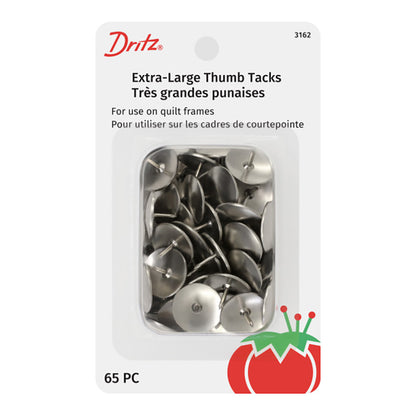 Dritz Extra-Large Thumb Tacks - Silver - 65ct
