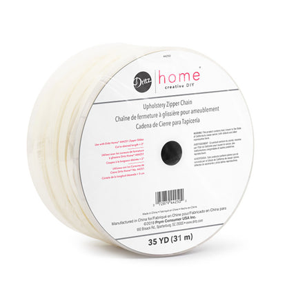 Dritz Home Upholstery Zipper Chain - Cream - 35yds