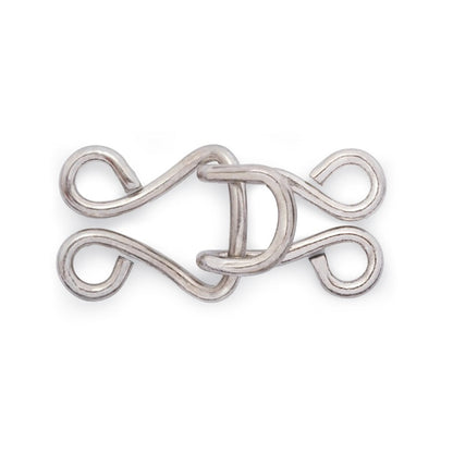 Prym Corset Hooks & Eyes - Silver Size 13 - 6 Sets Detail