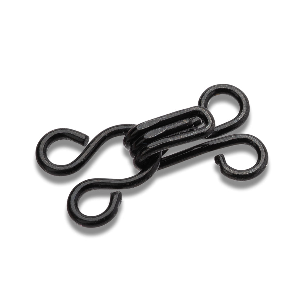 Prym Hooks & Eyes - Black Size 1 - 12 Sets Folded