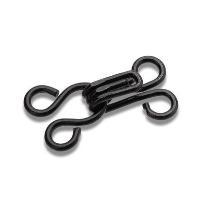 Prym Hooks & Eyes - Black Size 2 - 12 Sets Folded
