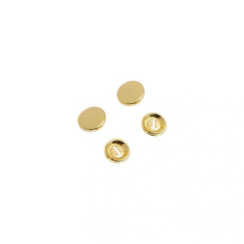 Prym Cover Buttons - Gold 11mm - 7 ct Folded
