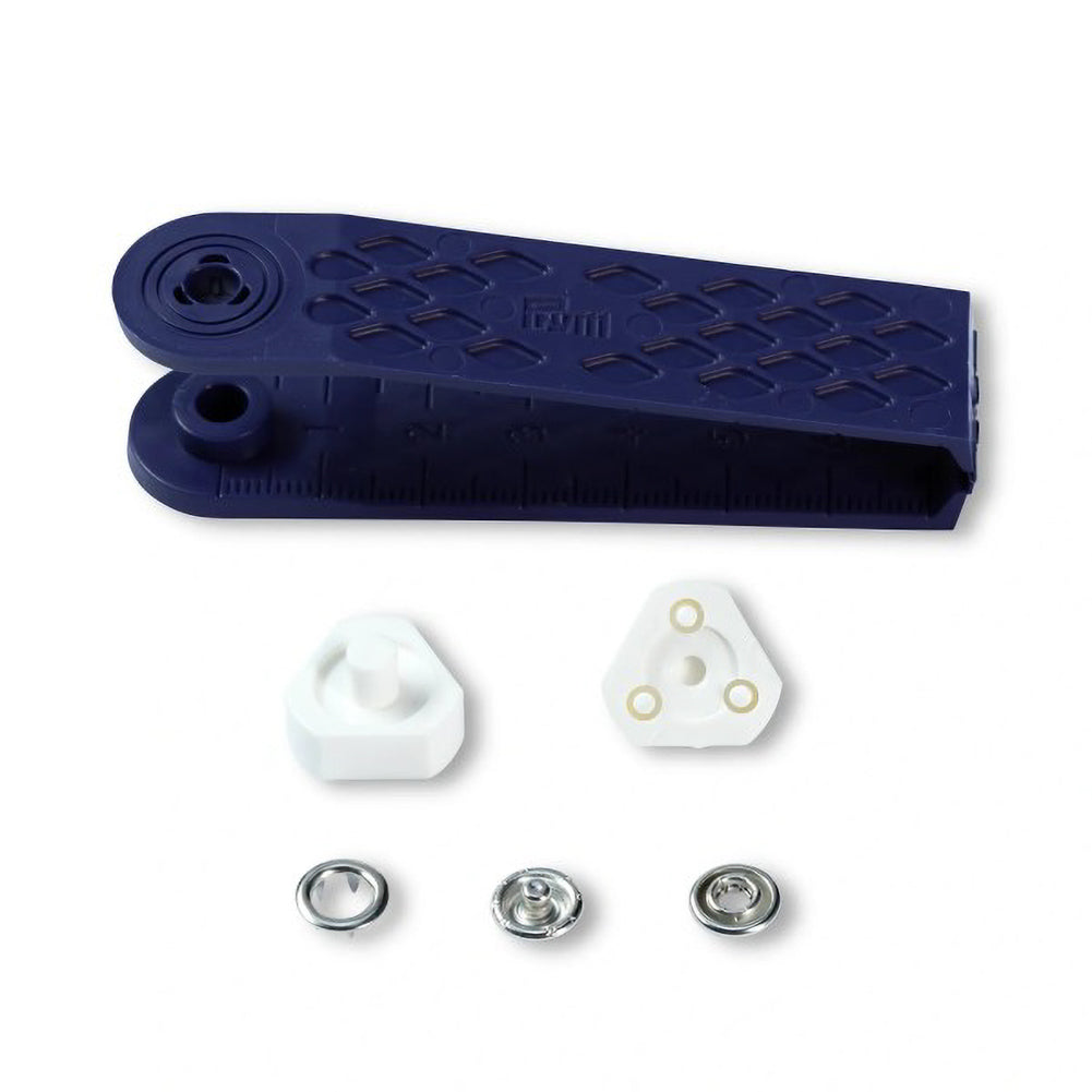 Prym Jersey Press Fasteners and Tools - Silver 8mm - 10pc Detail