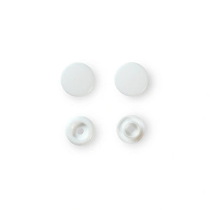 Prym Color Snaps - White 12.4mm - 30pc Folded