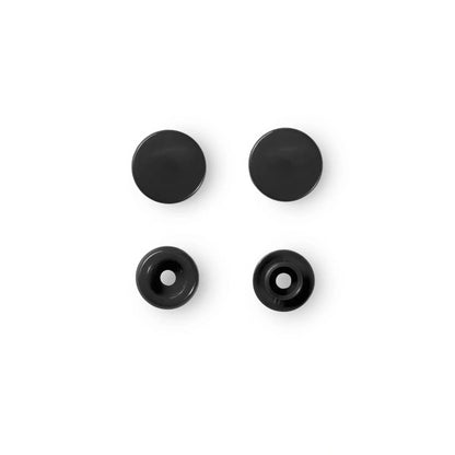 Prym Color Snaps - Black 12.4mm - 30pc Folded