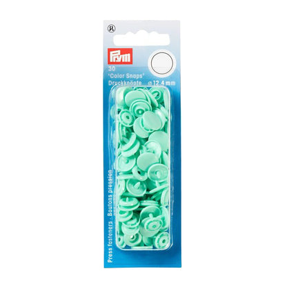 Prym Color Snaps - Mint 12.4mm - 30pc