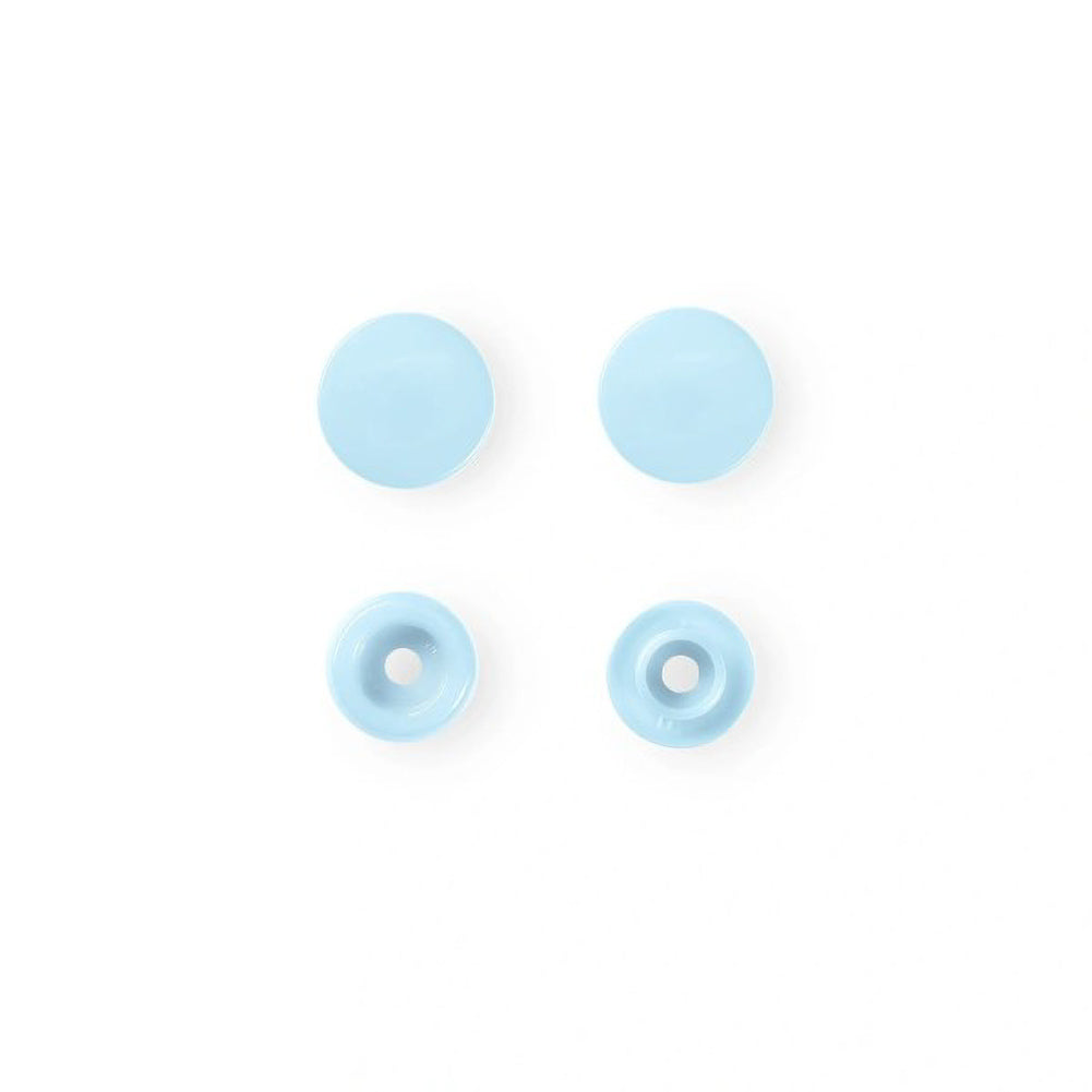 Prym Color Snaps - Light Blue 12.4mm - 30pc Folded